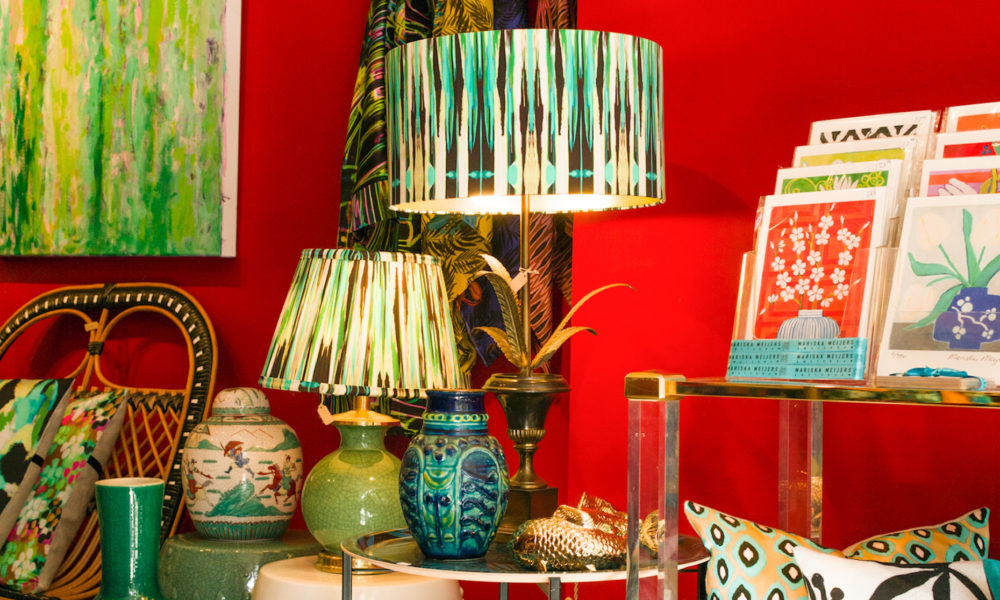 Einzigartige, bunte Lampen im Mariska Meijers