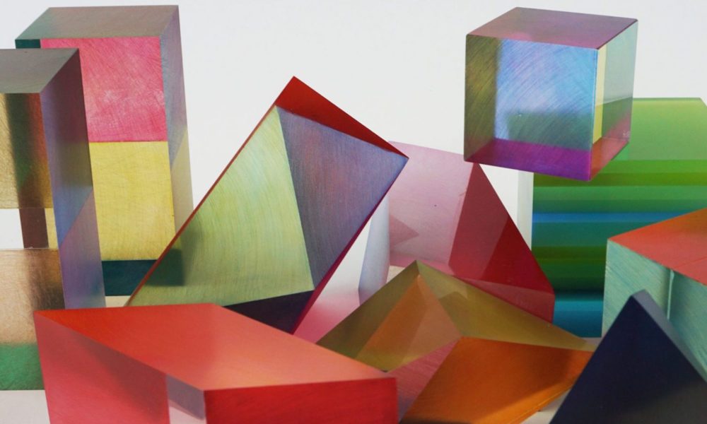 Kunst von Koen verschiedene Formen in bunten Farben