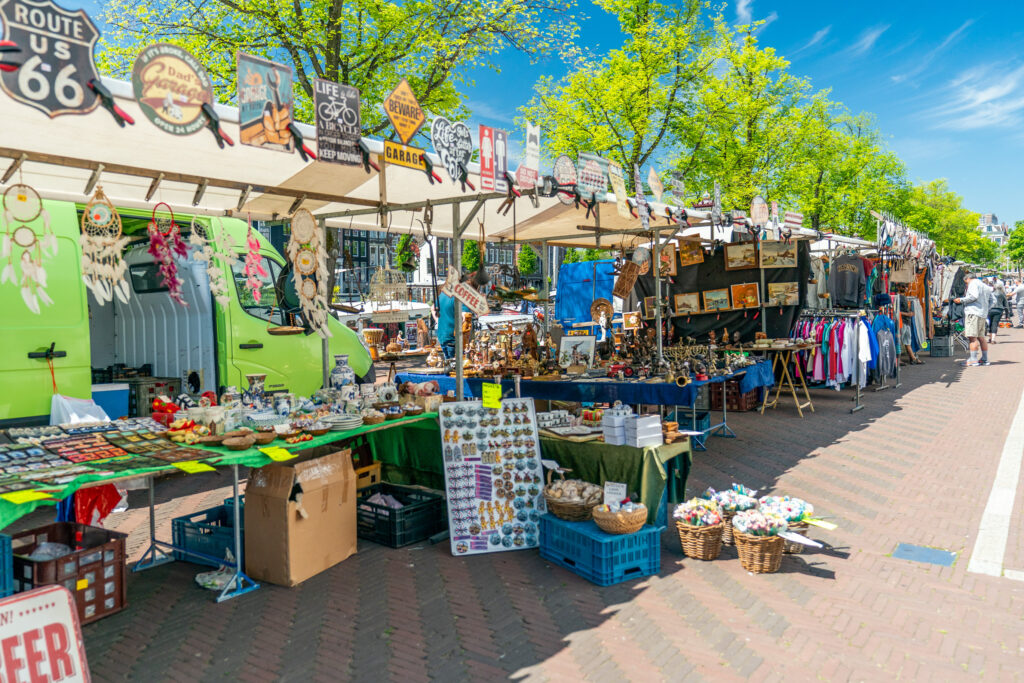 Old flea market at Waterlooplein