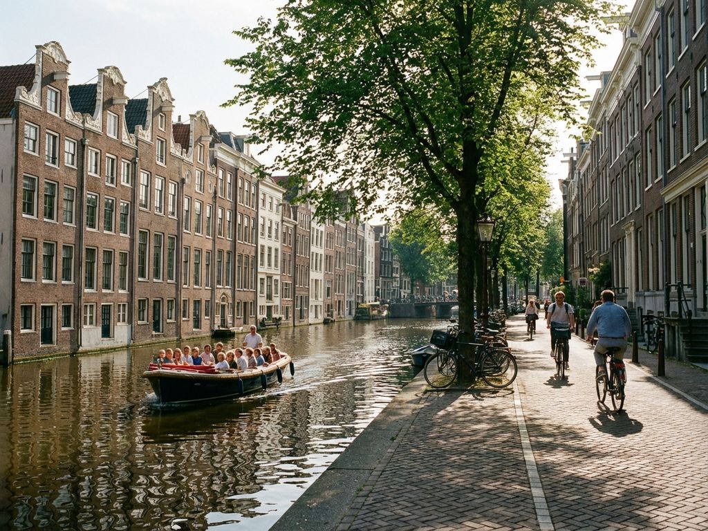 What are Amsterdam's peak and off-peak tourist seasons?